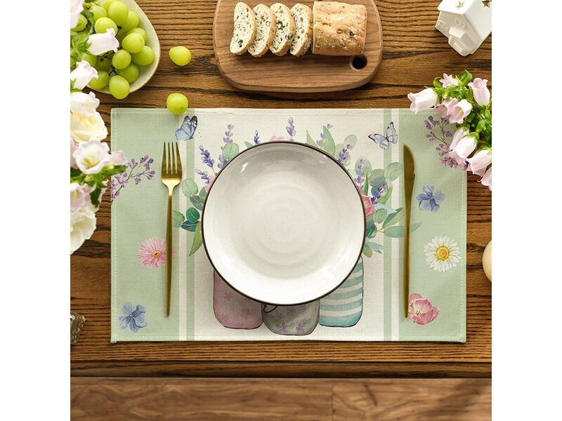 Bloom Vase Floral Spring Placemats image number 2