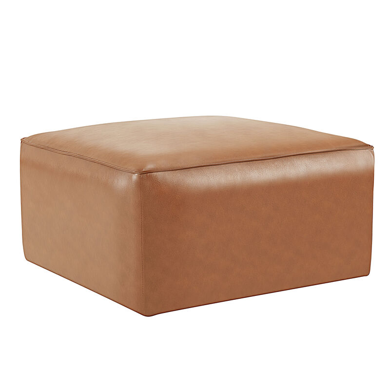 Merax Pu Leather Sofa Ottoman for Living Room image number 0