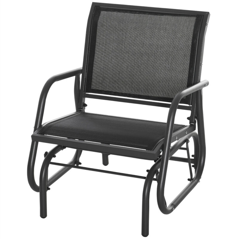 Weather-Resistant Outdoor Rocking Chair, Durable Patio Chair for Backyard or Porch Seating image number 0
