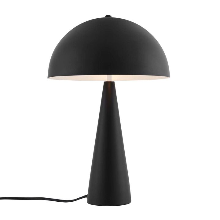 Modway Selena 2 Lights Modern Metal Table Lamp in Black Finish