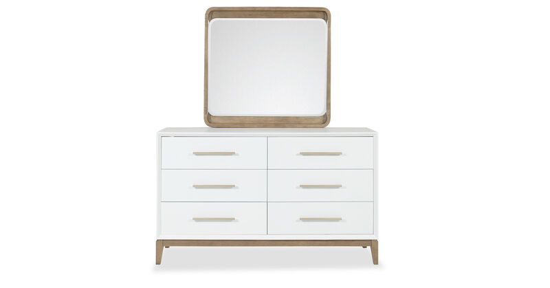 Melrose 6-Drawer Dresser and Mirror image number 0