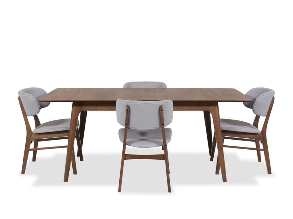 Valencia 5-piece Dining Set with Upholstered Chairs