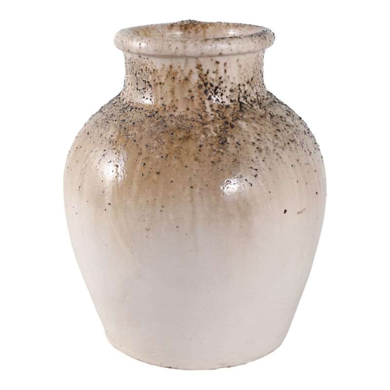 Textured Terracotta Jug Vase image number 2