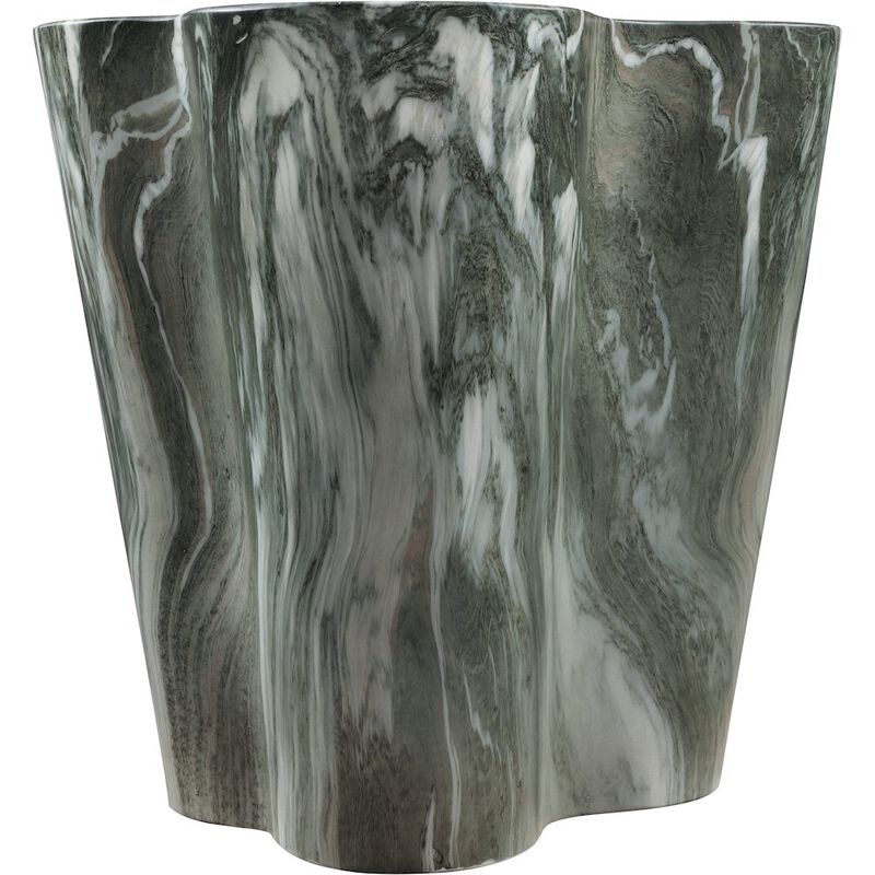 Meridian Furniture Monza Green Marble Finish Concrete End Table