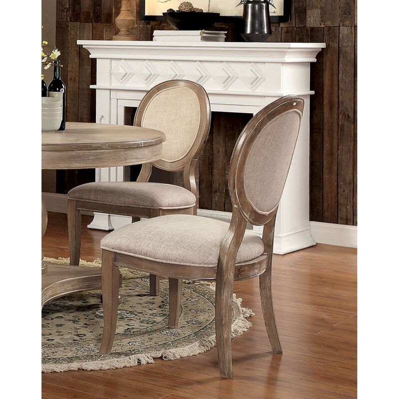 Streamdale Rustic Oak Dining Chairs (Set of 2) image number 6