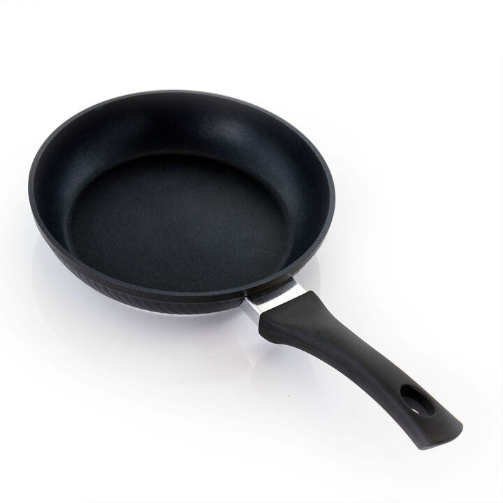 Oster Kono 8 Inch Aluminum Nonstick Frying Pan in Black with Bakelite Handles