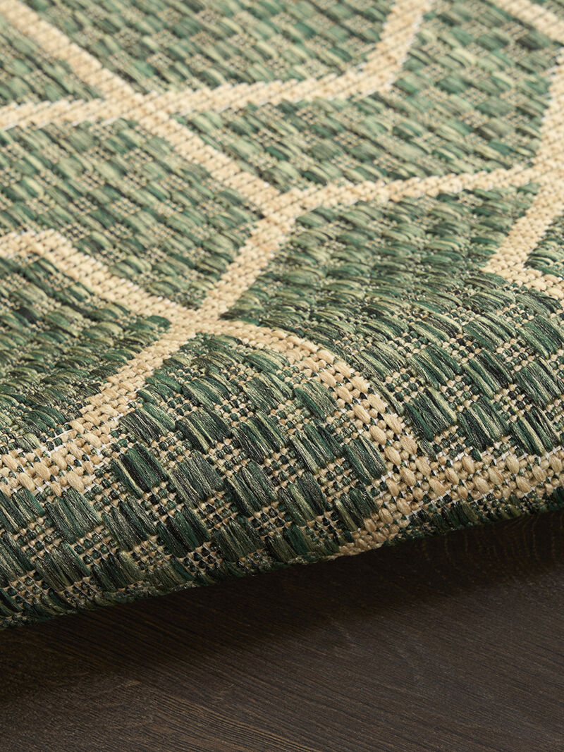 Horizon Indoor/Outdoor HOZ01 Green 2' x 6' Rug
