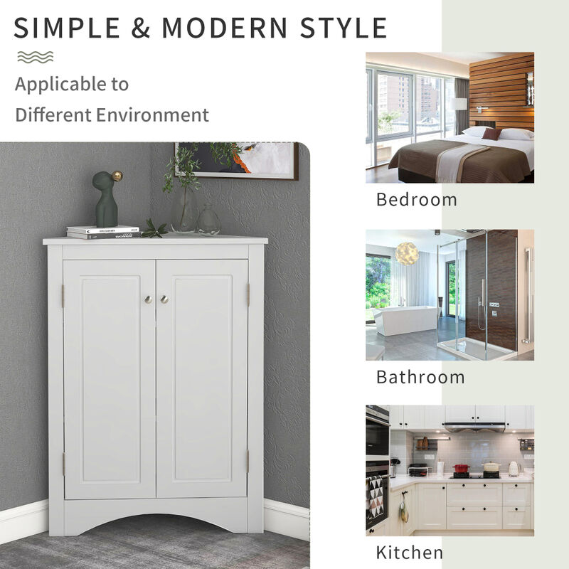 Folreb Triangle Bathroom Storage Cabinet image number 7