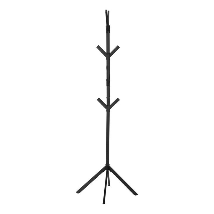 Monarch Coat Rack, Hall Tree, Free Standing, 8 Hooks, Entryway, 70H, Bedroom