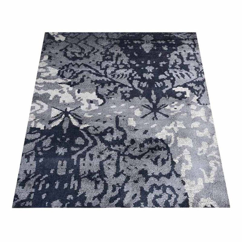 Rugsotic Carpets Hand Knotted Silk Size Area Rug Abstract Size NS3301 image number 2