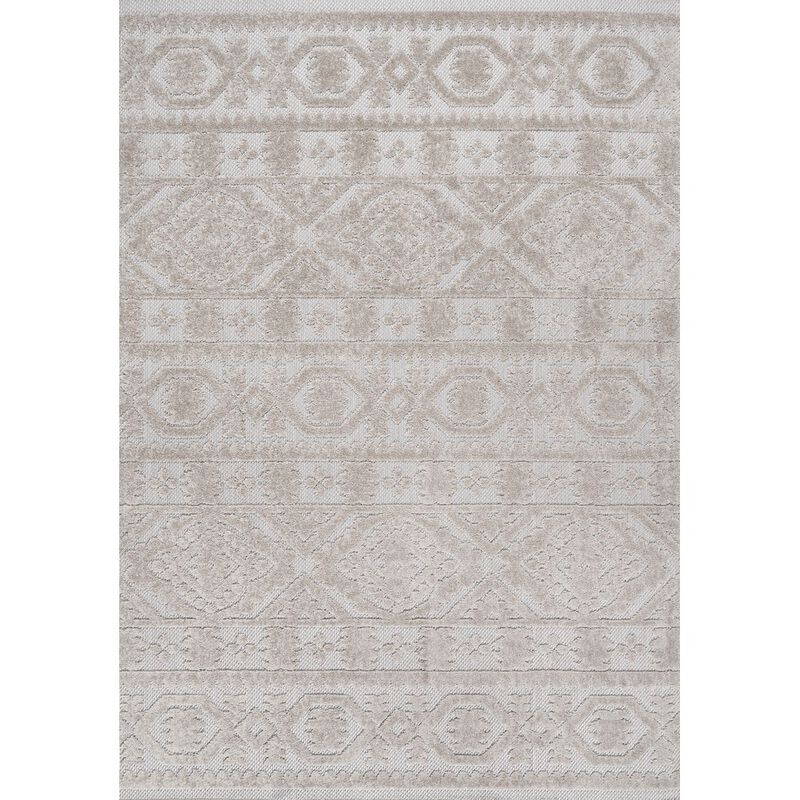 Citta High-Low Pile Mediterranean Tile Area Rug