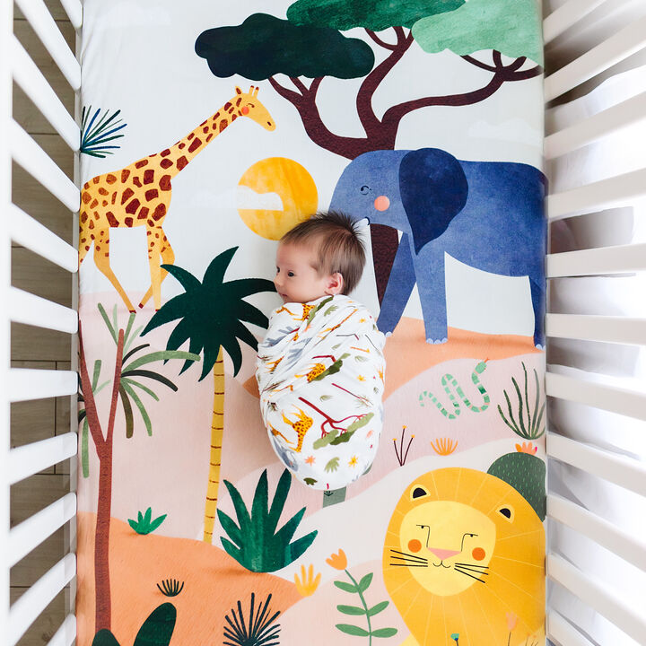 In the Savanna Viscose From Bamboo Swaddle Blanket