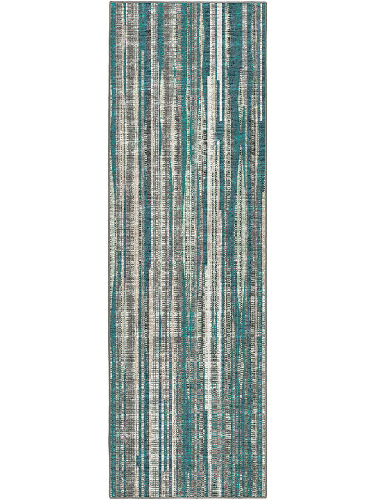 Amador AA1 Teal 2'6" x 10' Rug