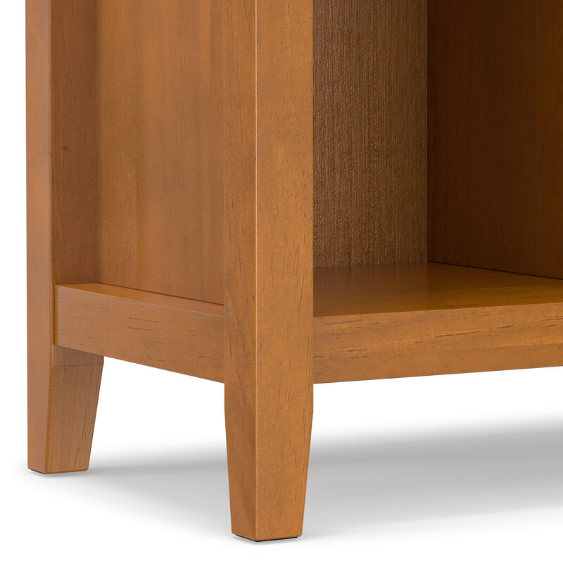 Artisan SOLID WOOD 48 inch x 57 inch Transitional 12 Cube Storage in Honey Brown