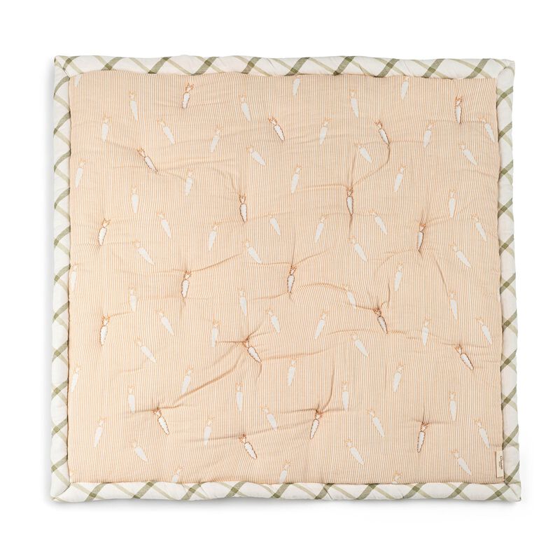Clementine Fruits & Veggies Cotton Quilted Blanket image number 1
