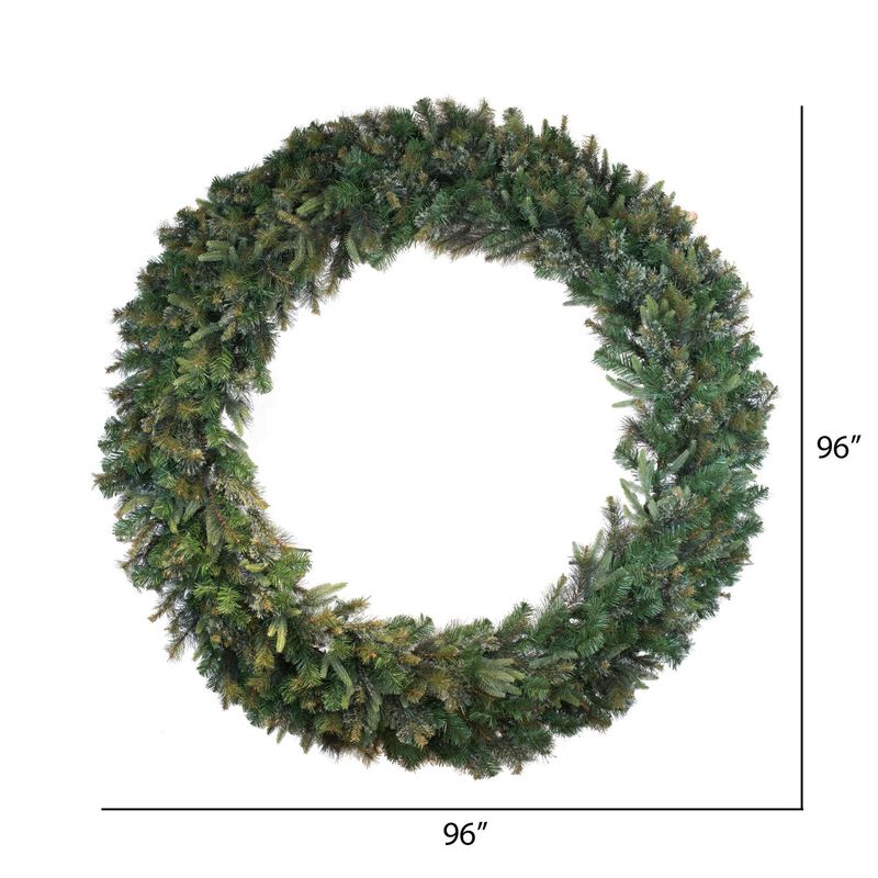 Vickerman 96" Cashmere Wreath 1480 Tips image number 2