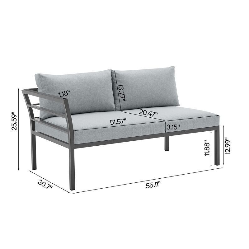 Sunnyside Gray Patio Set