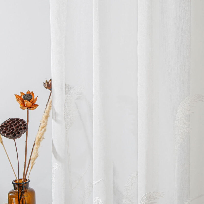 Dolce Mela Sheer Curtains Panel