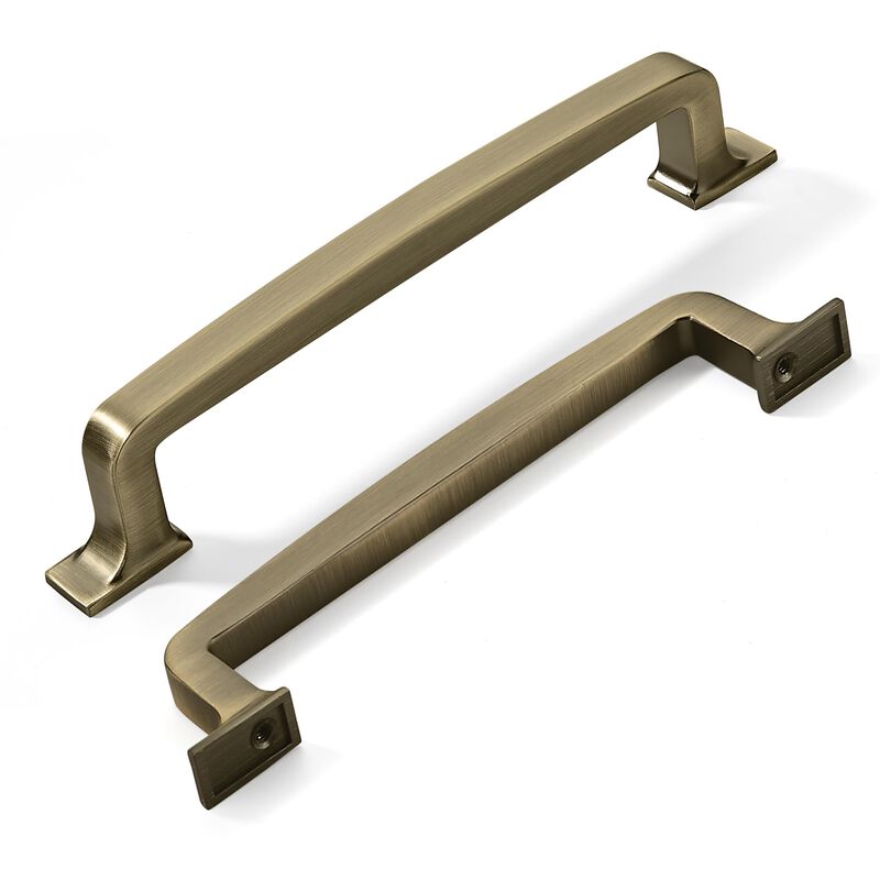 khtumeware 10 Pack 5 Inch Kitchen Cabinet Handles Brushed Antique Brass Cabinet Pulls Drawer Pulls Kitchen Cabinet Hardware Kitc