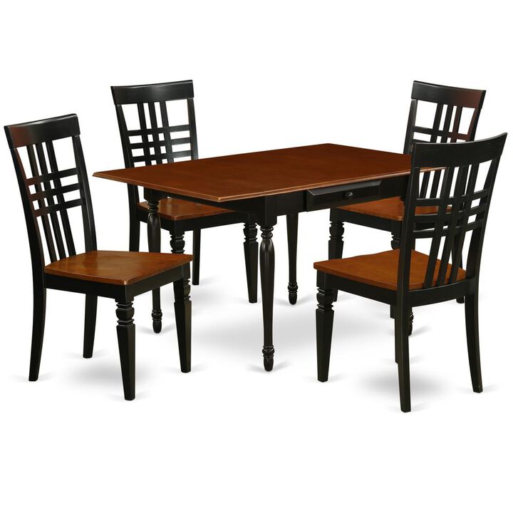 Dining Room Set Black & Cherry