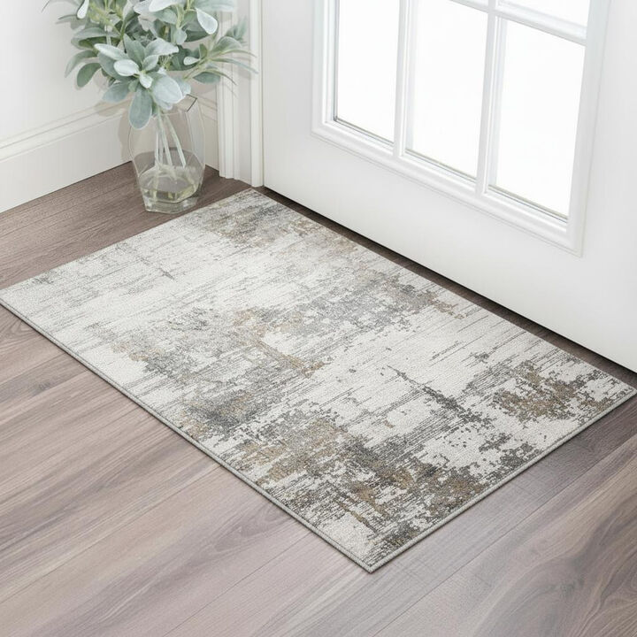 HomeRoots Oriental Hand Woven Area Rug With Fringe