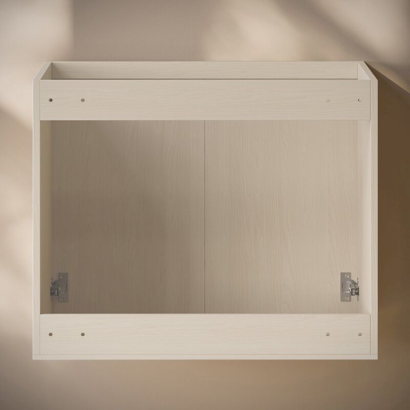 Cascade 30" Wall-Mounted Bathroom Vanity Cabinet without Top in White Oak image number 3