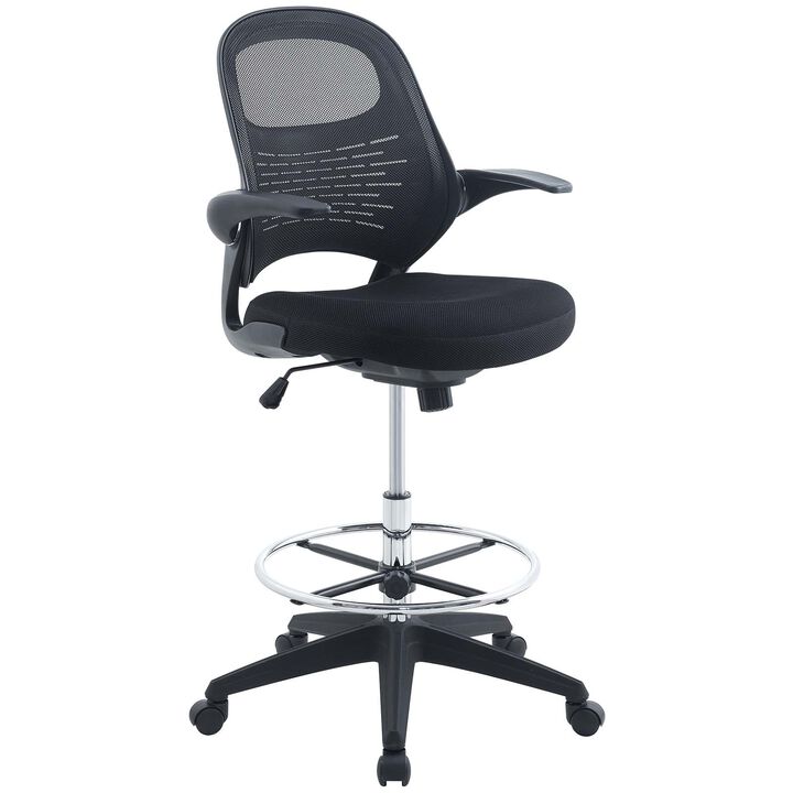 Modway Furniture - Stealth Drafting Chair Black