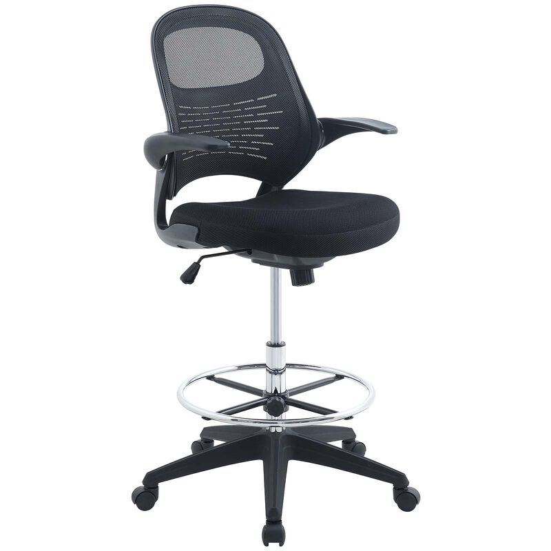 Modway Furniture - Stealth Drafting Chair Black image number 0