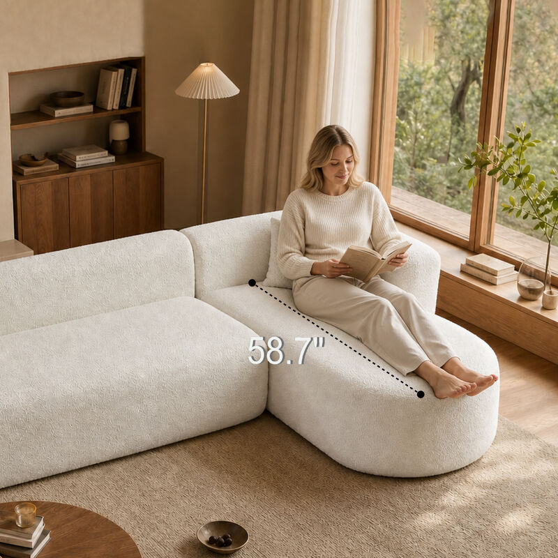 Bagcop L-Shaped Sectional Couch image number 4