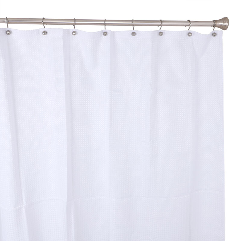 12-Piece Resistant Metal Shower Curtain Hooks image number 5