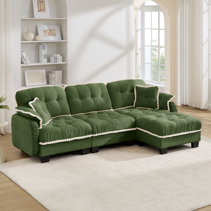 Zambal  L-Shaped Sectional Sofa