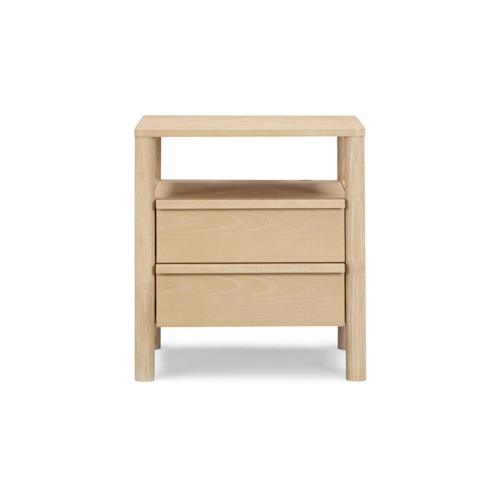 Tyra Natural Cerused Ash Nightstand