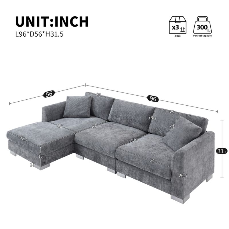 Spolu L-shaped Sectional Sofa image number 9