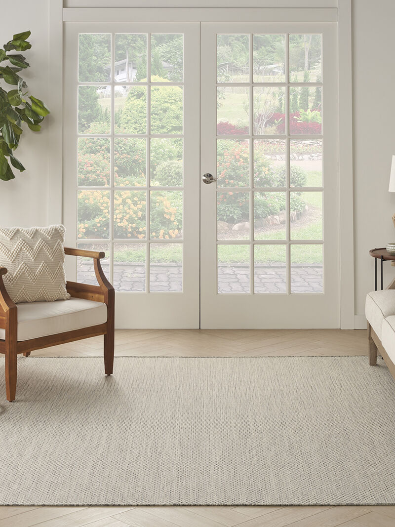 Courtyard COU01 Ivory/Silver 8' x Square Rug image number 7