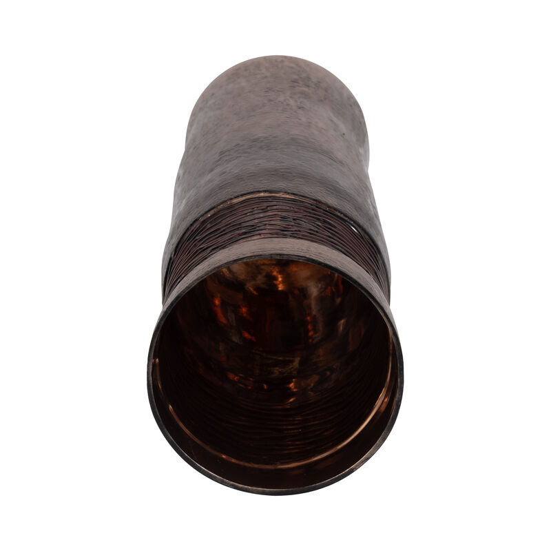 Glass 18" Textured Enamel Vase image number 4