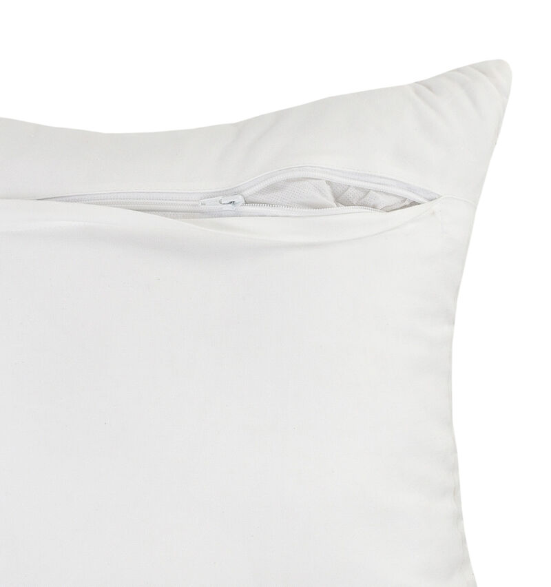 Durable Cotton Zippered Pillow with Striped Pattern &ndash; Cozy Home Accent Cushion image number 5