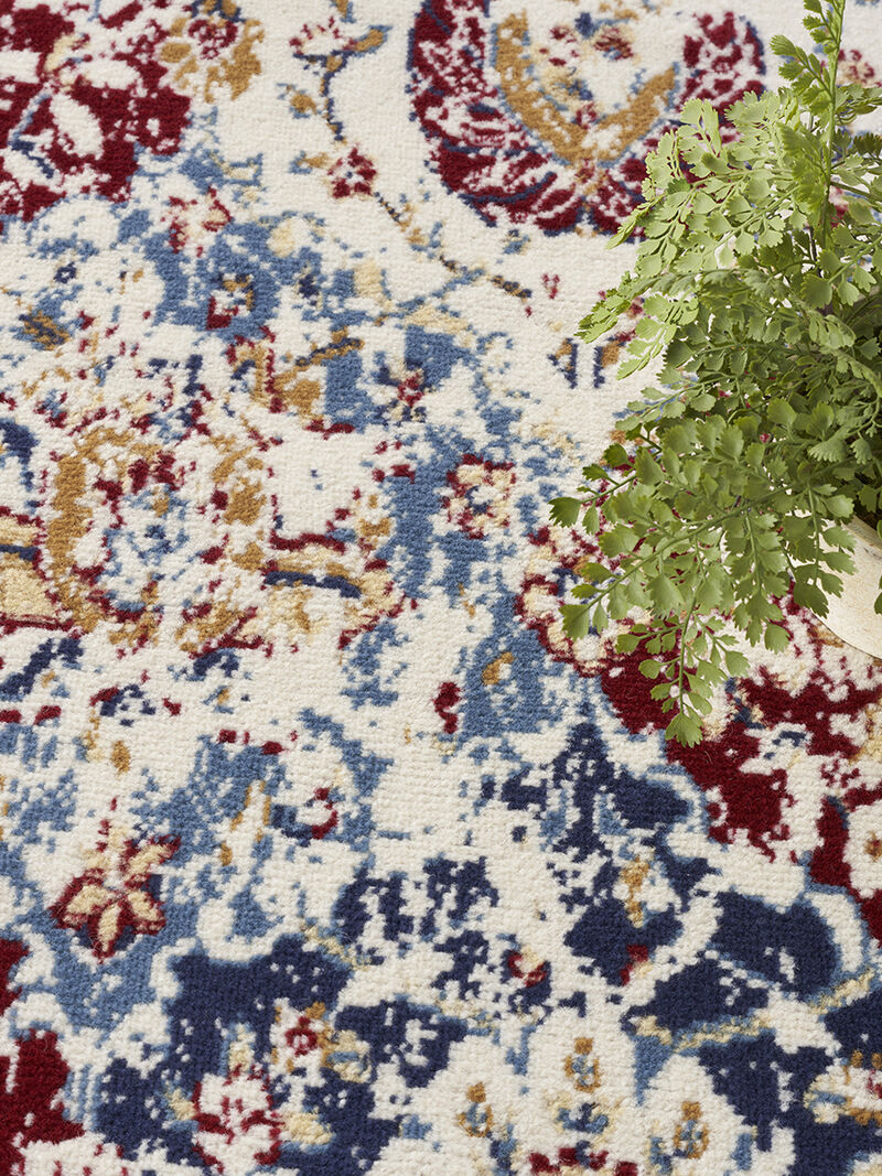 Grafix GRF31 Turquoise/Multicolor 8'6" x 12' Rug image number 7