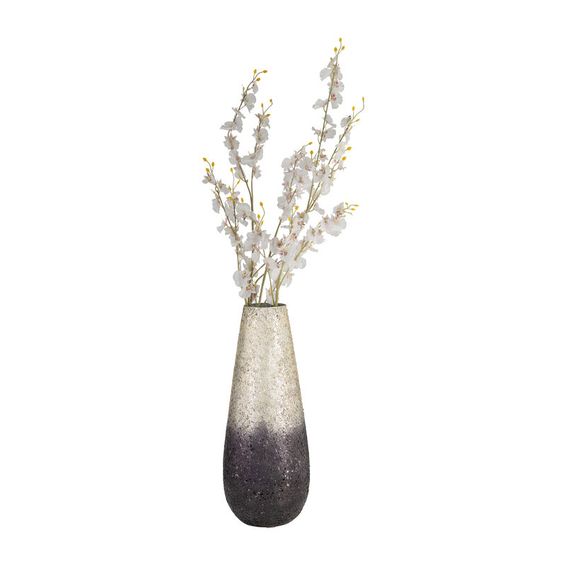 18" Crackled Vase, Plum Ombre image number 2