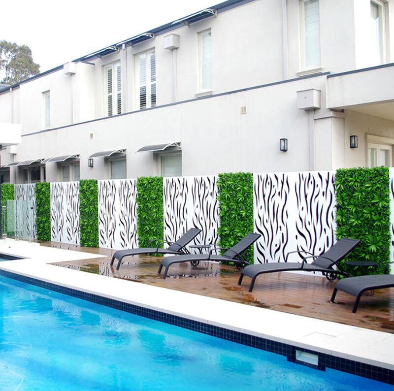 Natural Artificial Boxwood Wall 40" x 40" 11SQ FT Commercial Grade UV Resistant image number 2