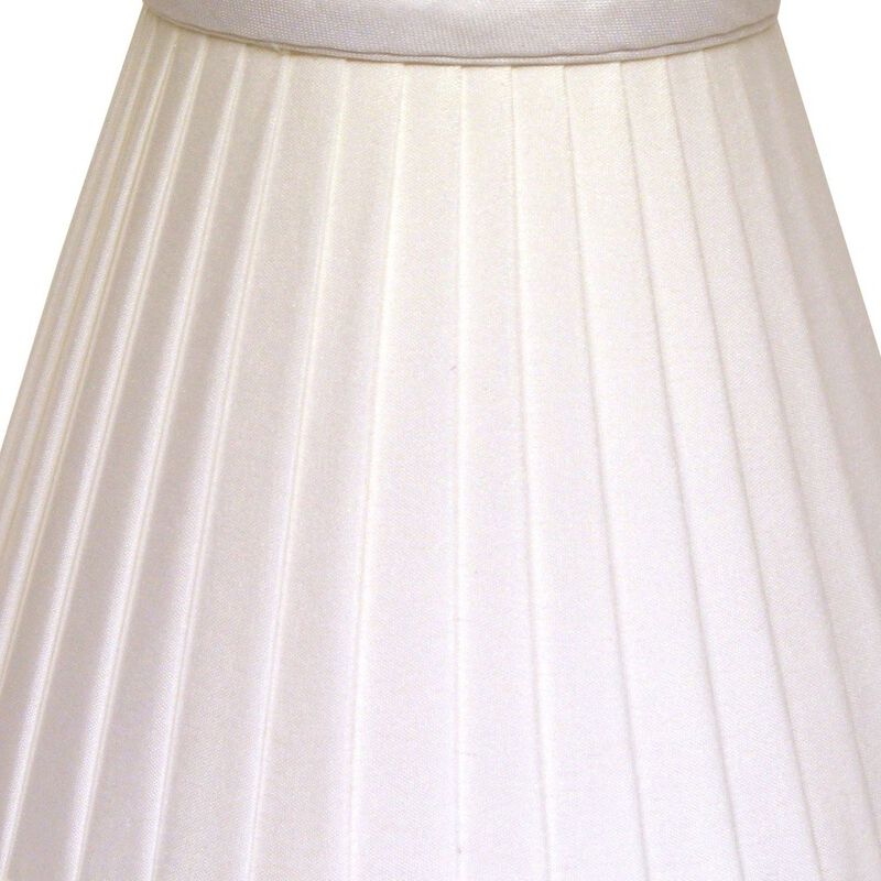 HomeRoots White Silk Empire Lamp Shade image number 2