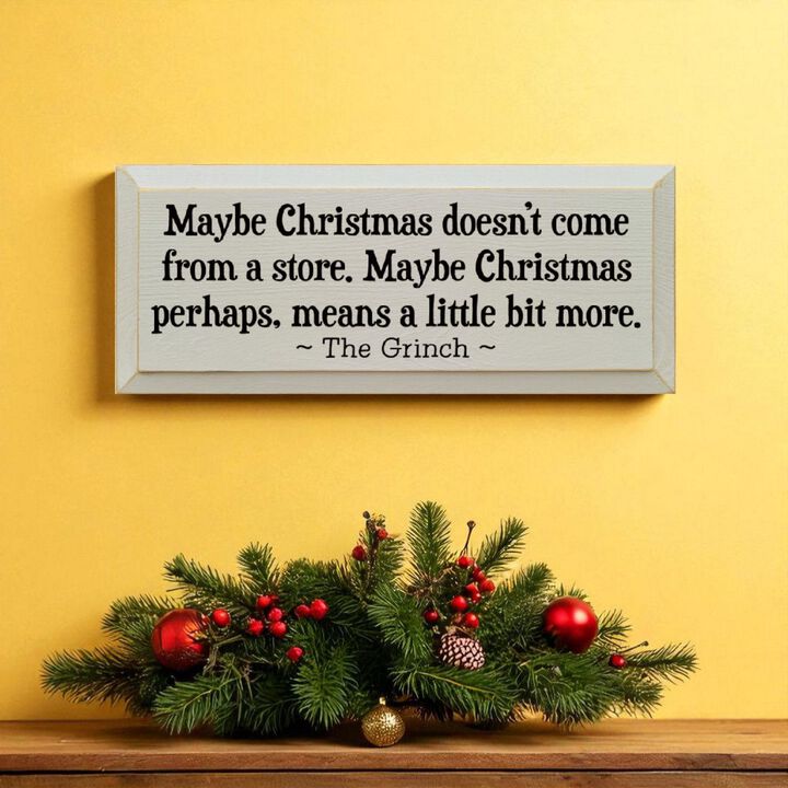 Festive Holiday Quote Wood Sign Christmas Home Wall Decoration