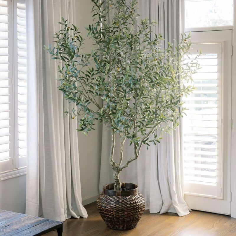 8' Faux Olive Tree image number 1