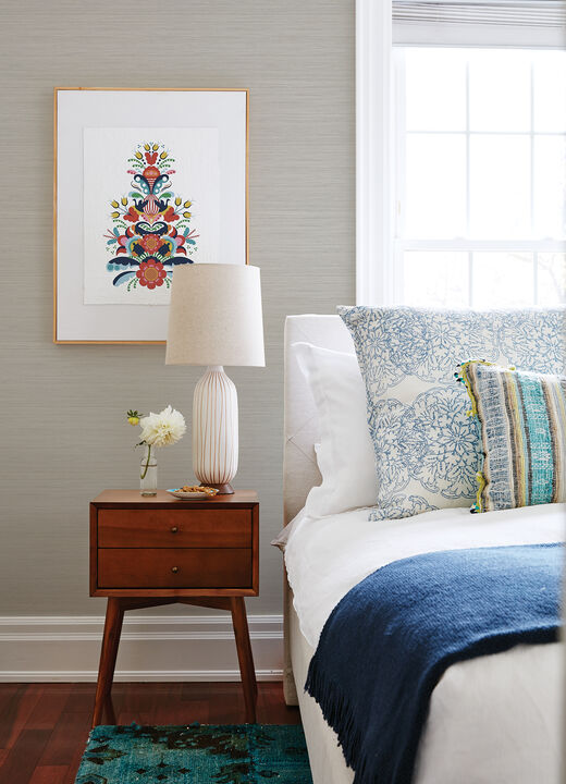 Barnaby Light Grey Texture Wallpaper