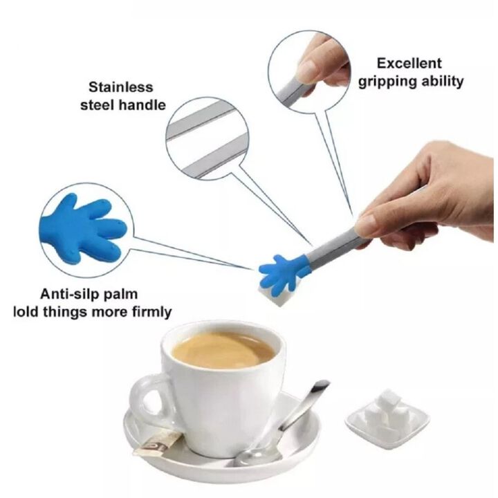 Pack of 4 5-Inch Silicone Mini Tongs