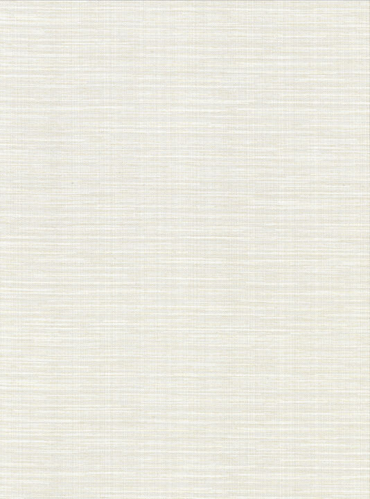 Bay Ridge White Faux Grasscloth Wallpaper