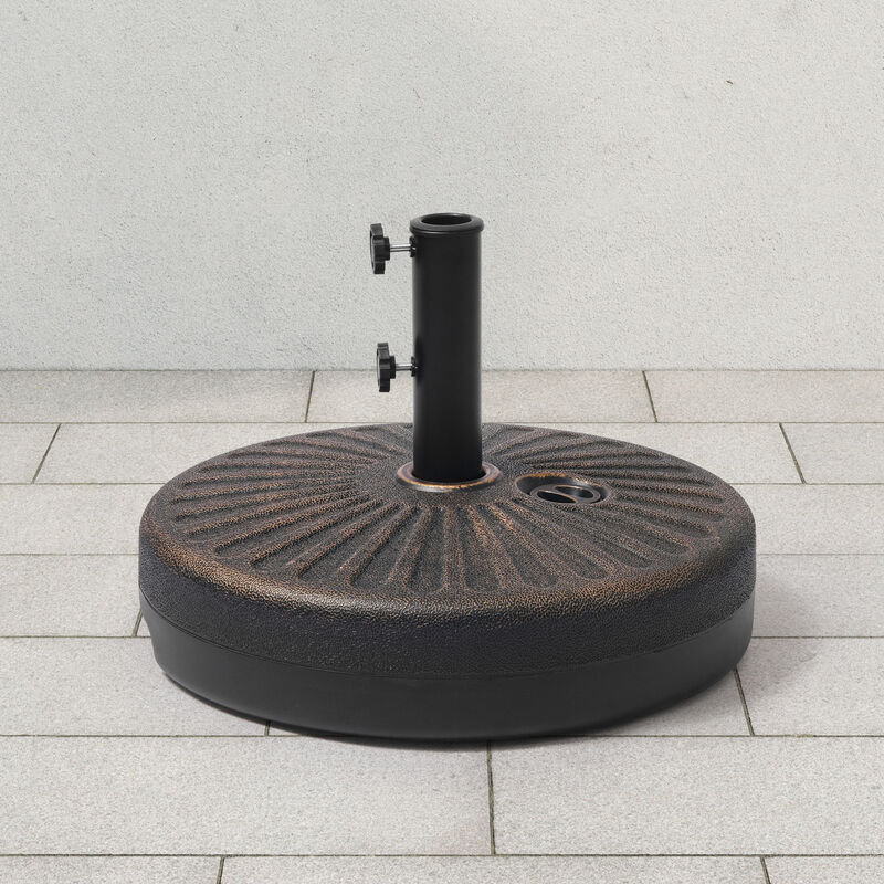 WestinTrends Westintrends 20" diameter round hard plastic free standing umbrella base