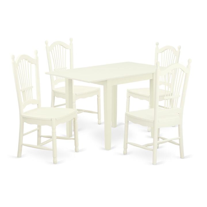 Dining Room Set Linen White