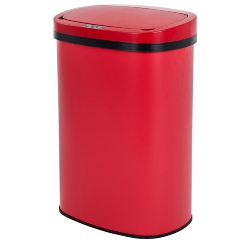 13 Gallon Stainless Steel Motion Sensor Trash Can with Automatic Lid