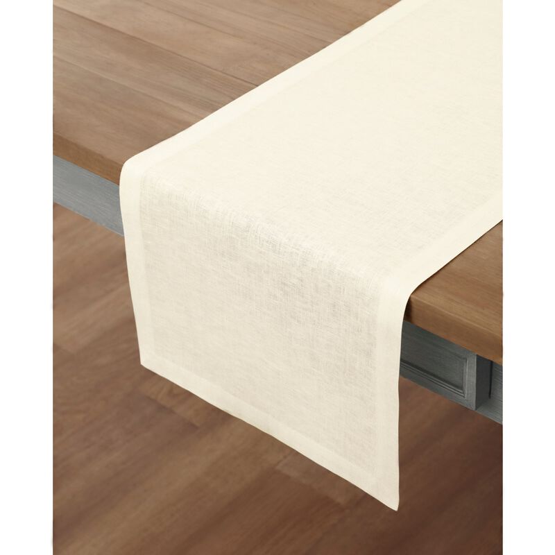 Solino Home 100% Pure Linen Table Runner - Fete