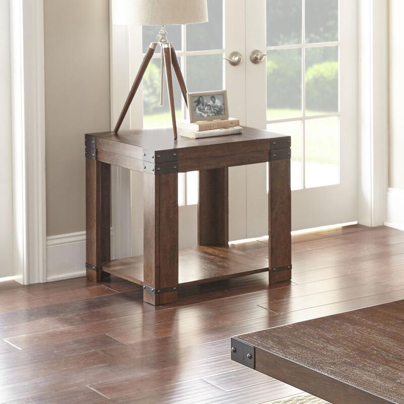 Arusha End Table - Medium Cherry Finish